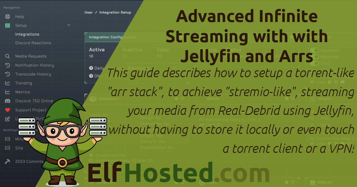 Stream From Real-Debrid With Jellyfin And Radarr, Sonarr, Prowlarr ...